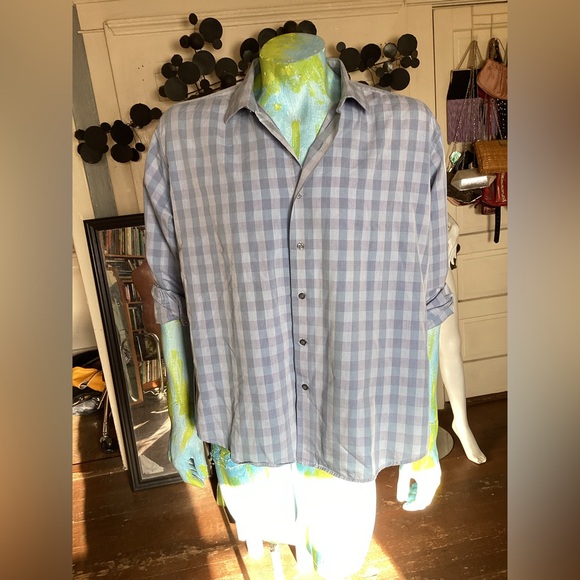 ALFNI gingham casual shirt XXL - Picture 1 of 7